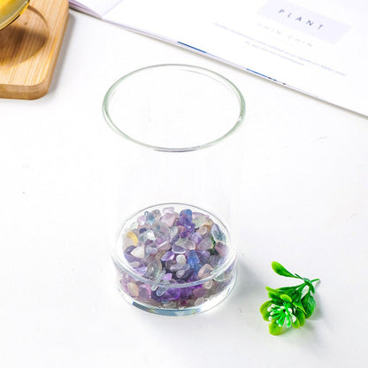 Natural Gemstone Glass Water Cup