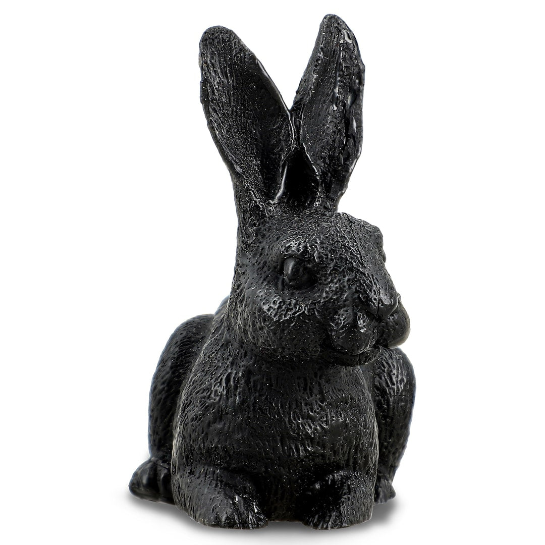 Shungite Rabbit Figurine For Fresh Starts & Good Fortune
