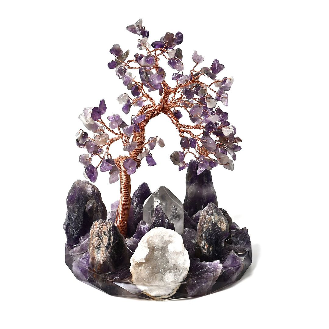 Amethyst Crystal Bonsai – Harmony for Home or Office