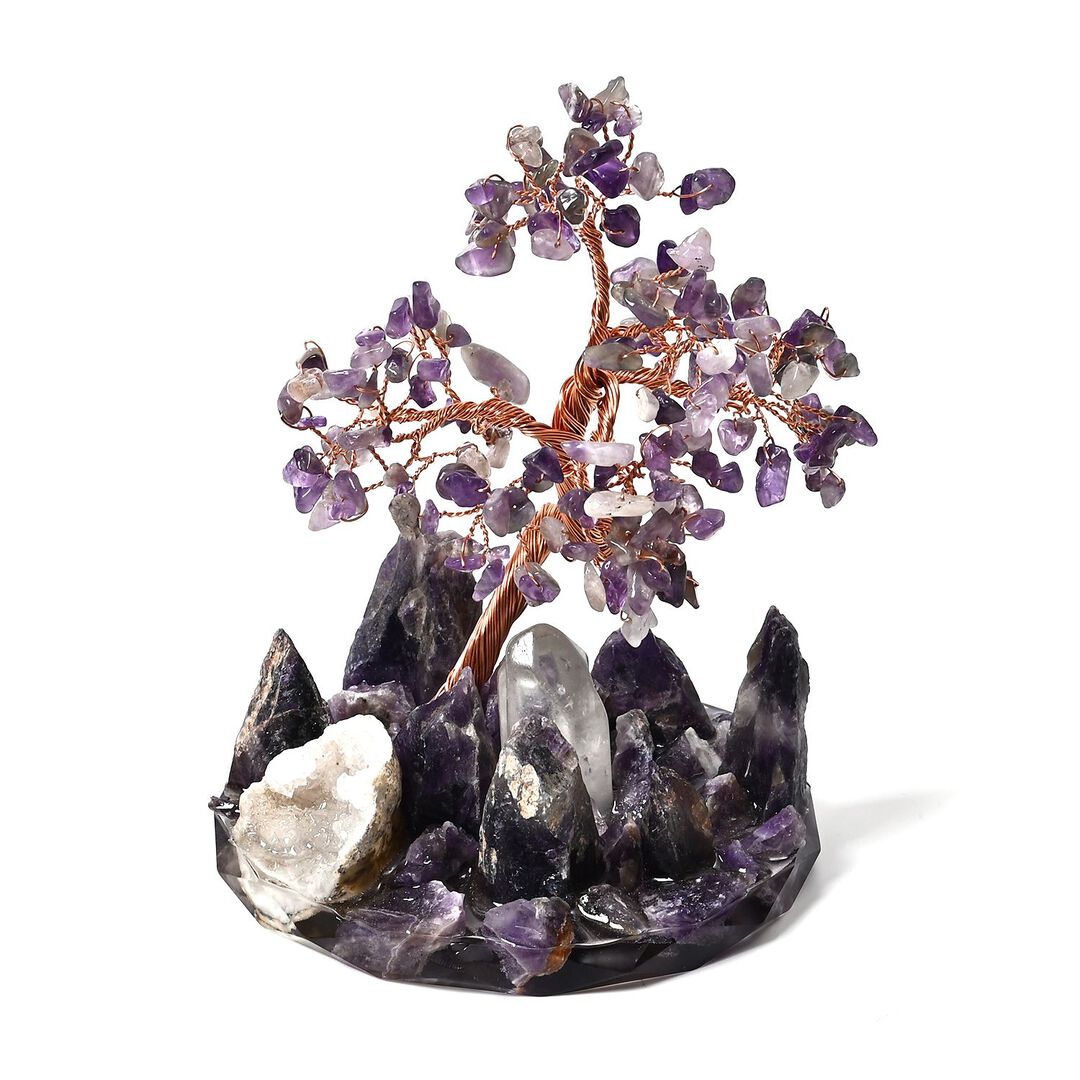 Amethyst Crystal Bonsai – Harmony for Home or Office