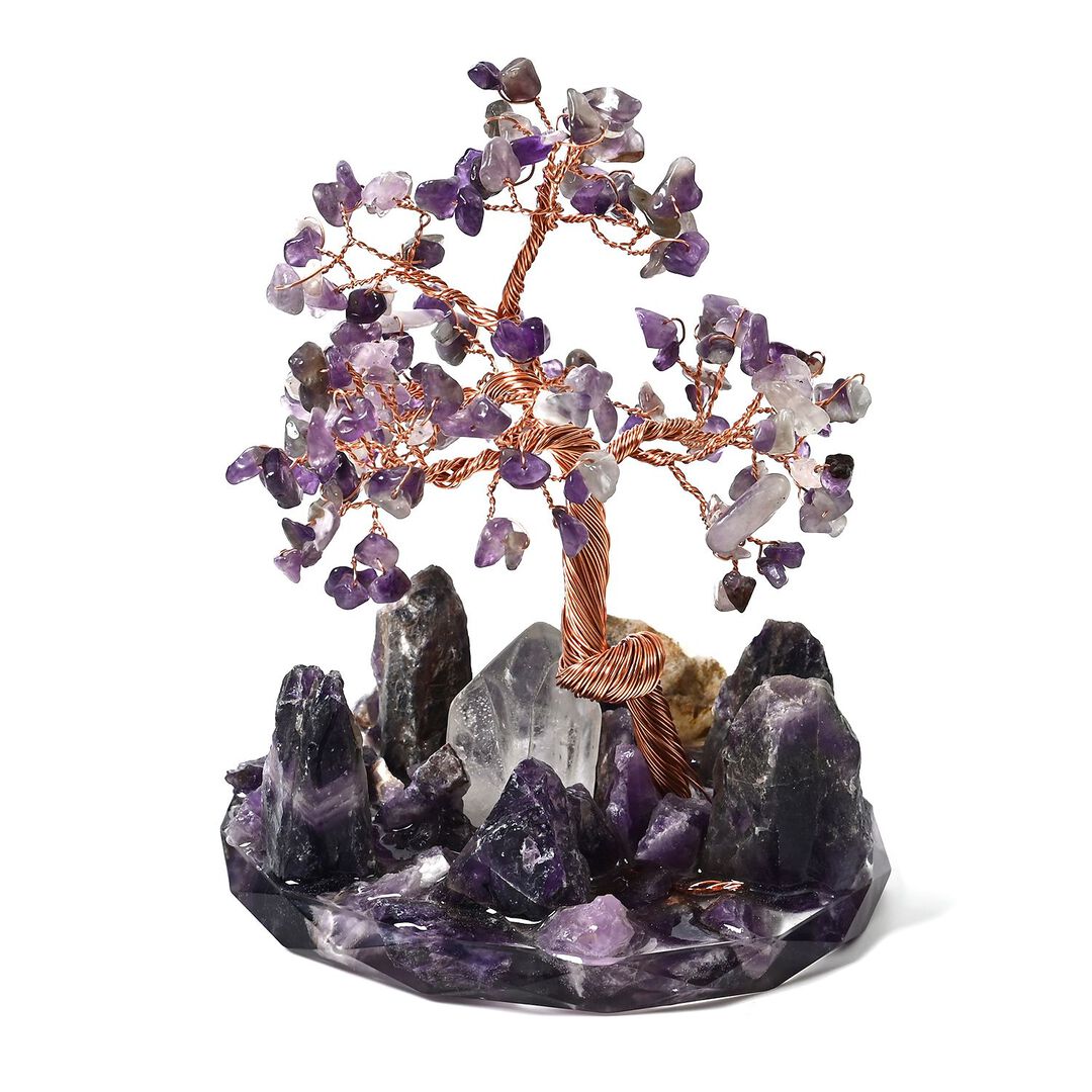 Amethyst Crystal Bonsai – Harmony for Home or Office