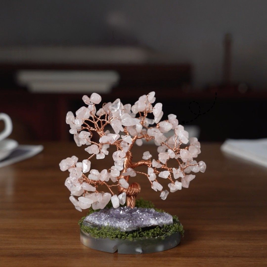 Healing Crystal Bonsai Tree