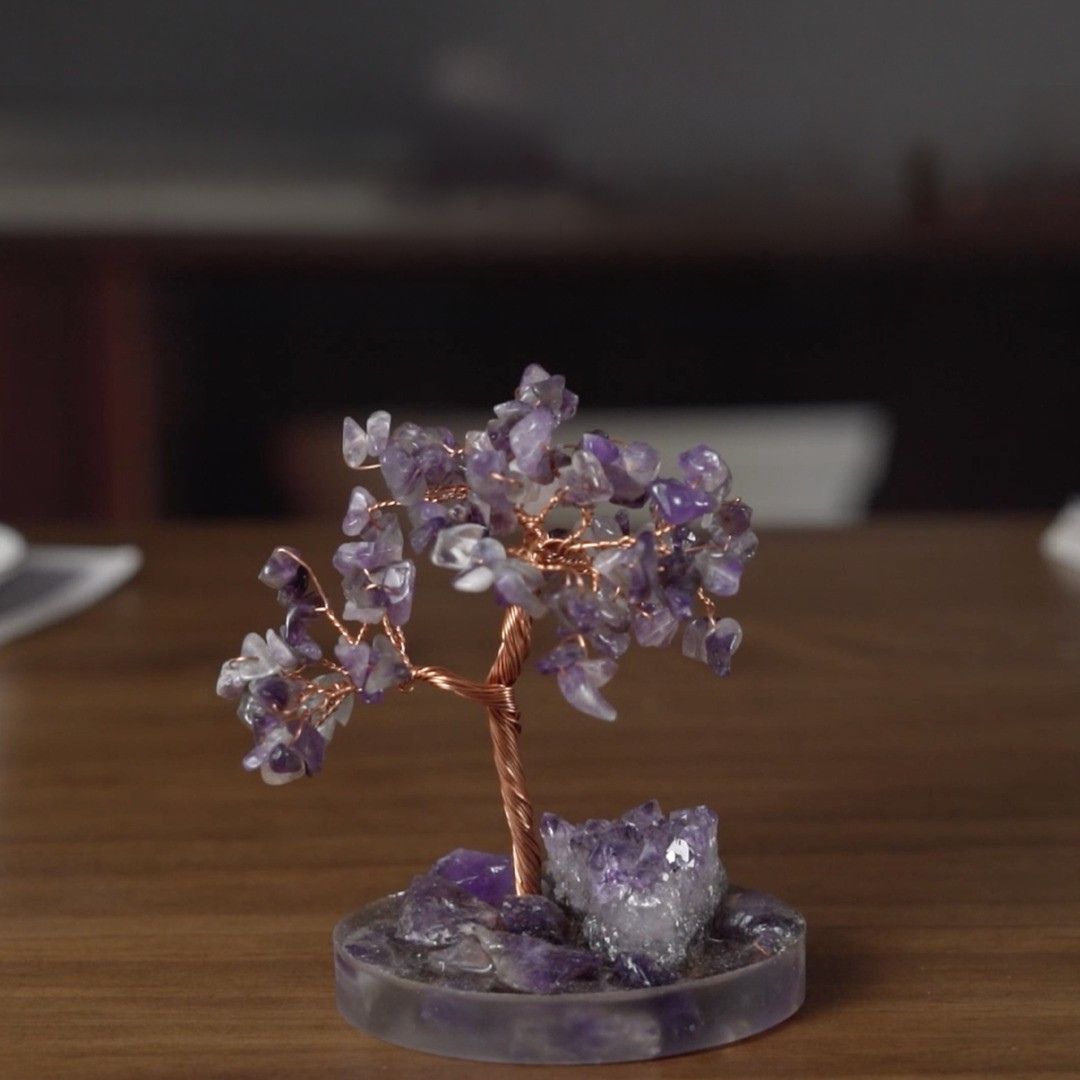 Healing Crystal Bonsai Tree