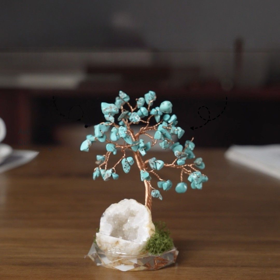 Healing Crystal Bonsai Tree