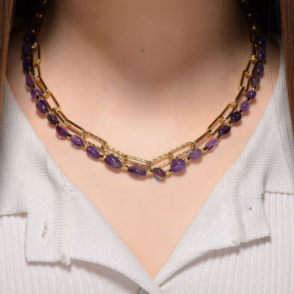 Natural Crystal Necklace - For Everyday Crystal Energy
