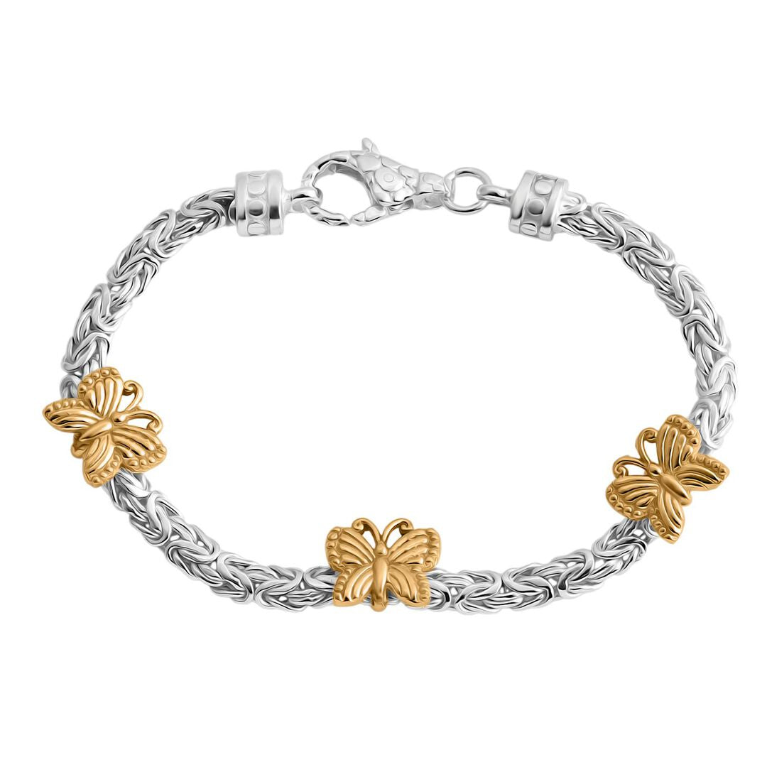 Two-Tone Butterfly Bracelet - A Reminder To Always Chase Joy