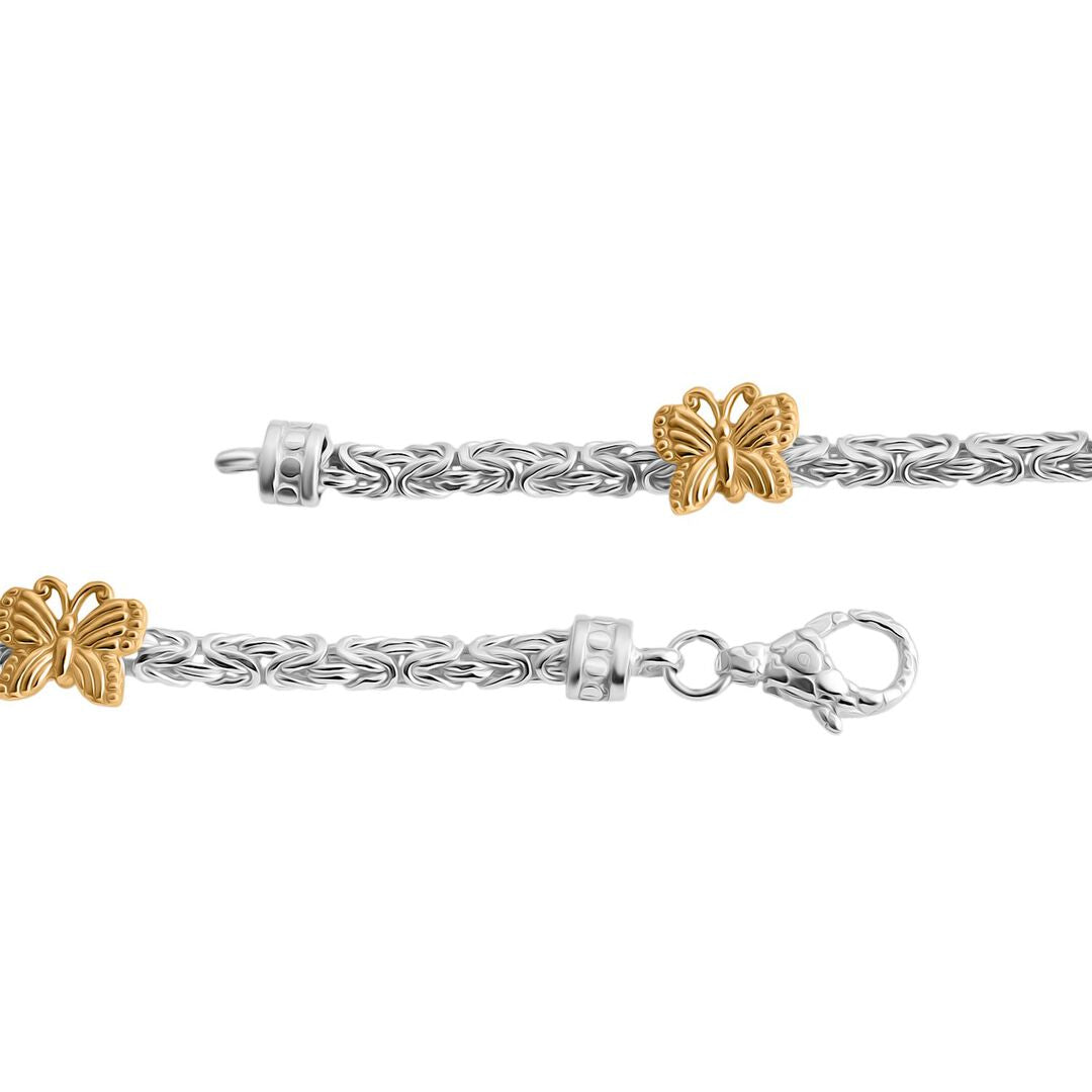 Two-Tone Butterfly Bracelet - A Reminder To Always Chase Joy