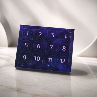 Raw Stone Advent Calendar — 12 Crystal Surprises