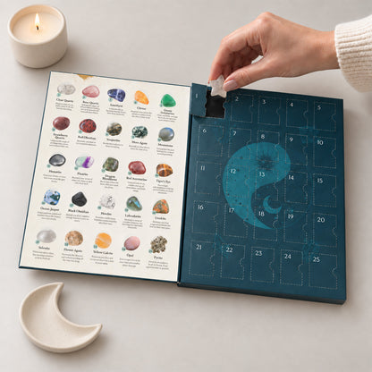 Kristall Adventskalender + GRATIS Kristall-Kartendeck