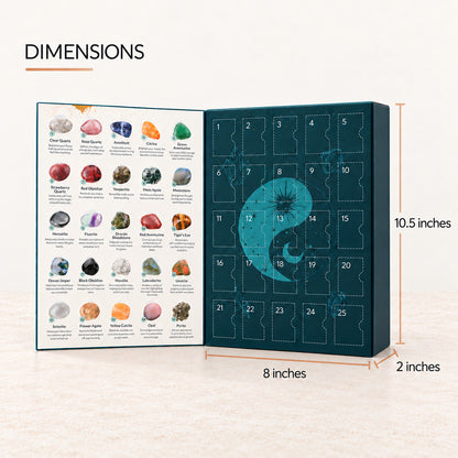 Kristall Adventskalender + GRATIS Kristall-Kartendeck