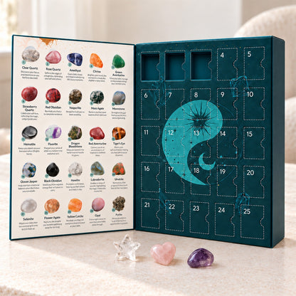 Kristall Adventskalender + GRATIS Kristall-Kartendeck