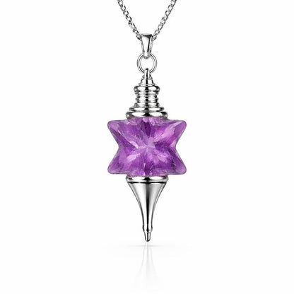 Natural Crystal Stone Divination Pendant — Unlock Your Inner Wisdom