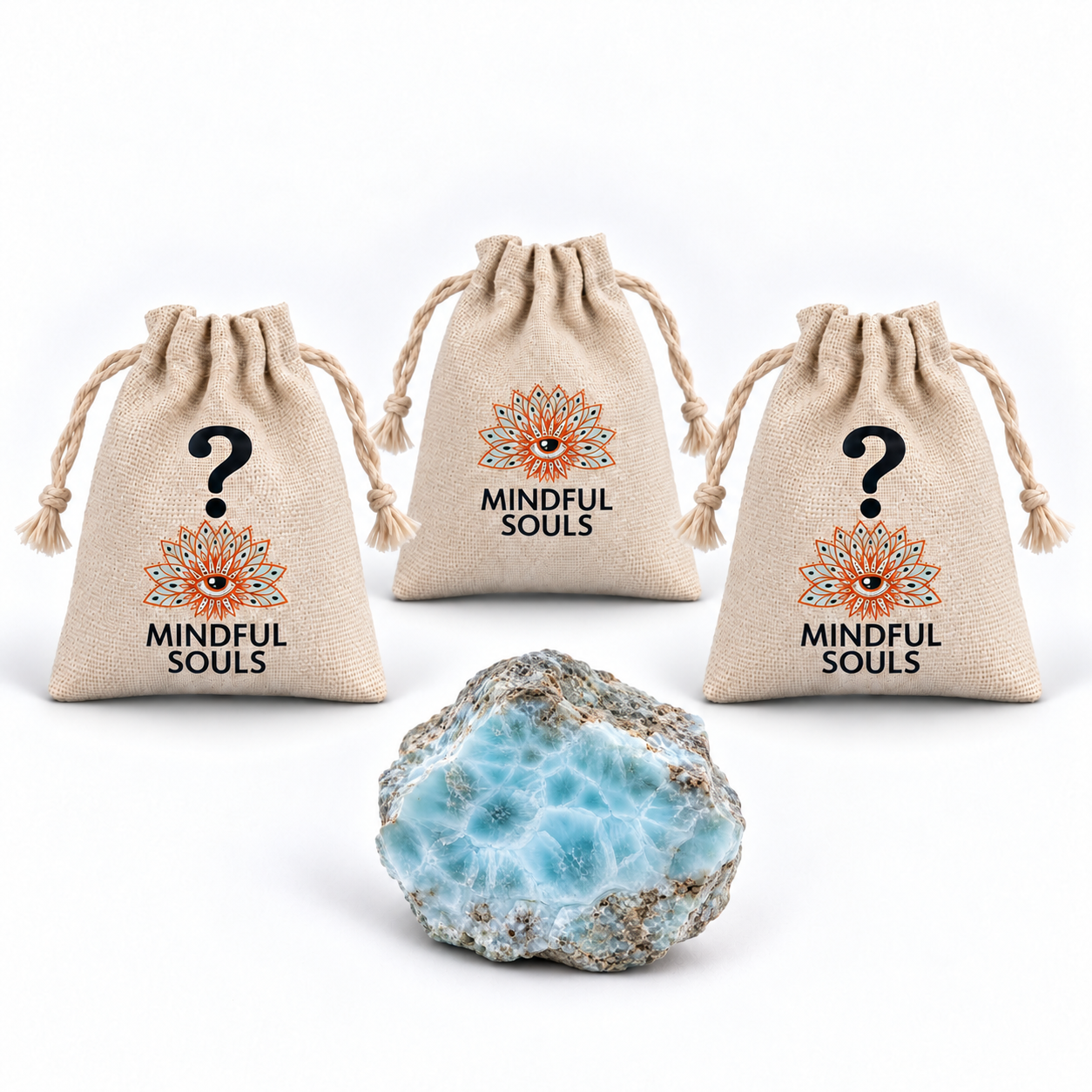 Crystal Mystery Bag: Rare Larimar Edition