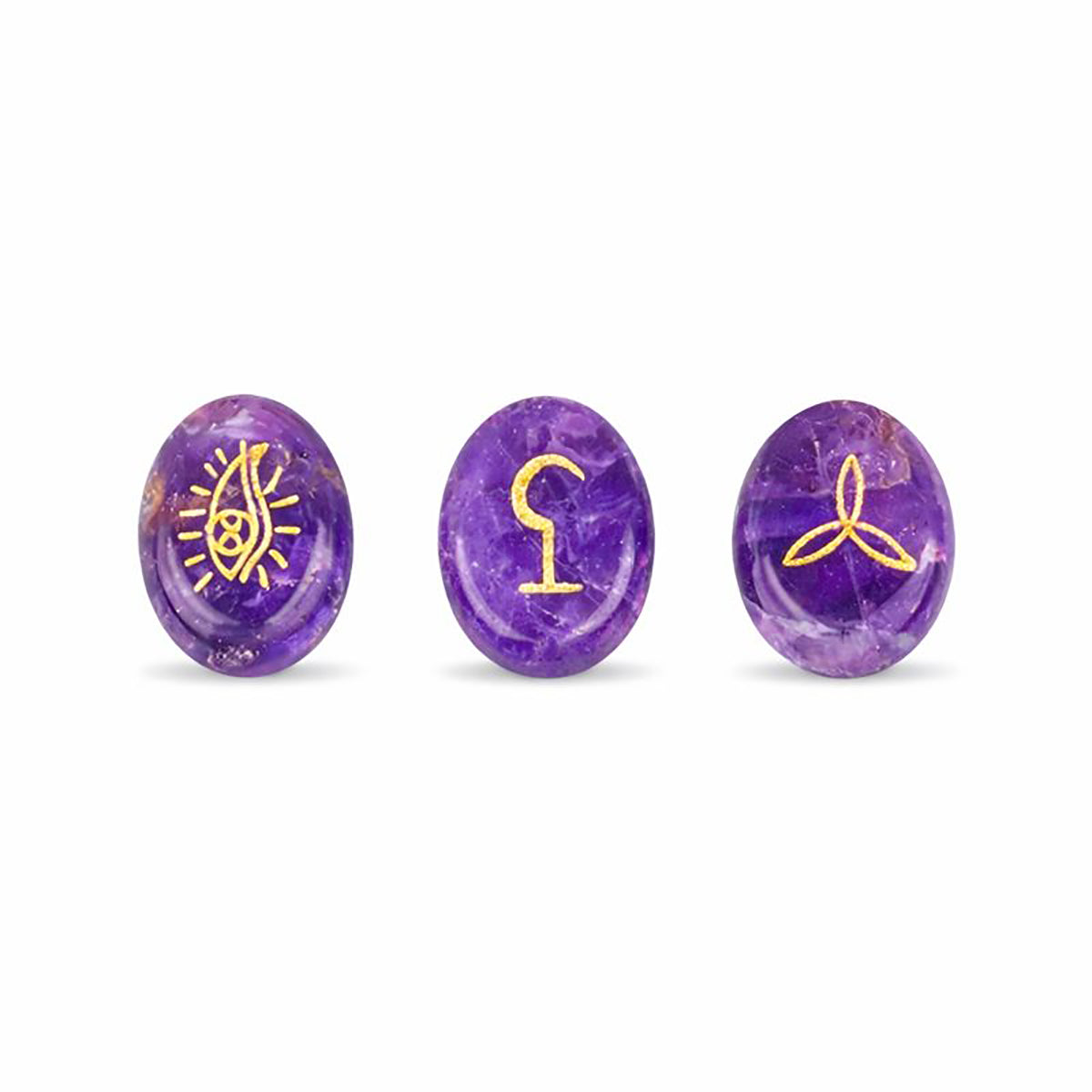 Sacred Symbol Pocket Crystal for Focus & Calm