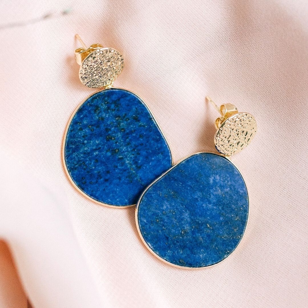 Lapis Lazuli  Drop Earrings