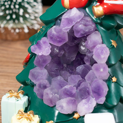 Amethyst Weihnachtsbaum Nachtlicht 