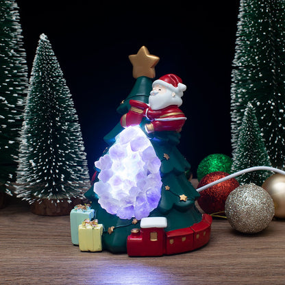 Amethyst Weihnachtsbaum Nachtlicht 