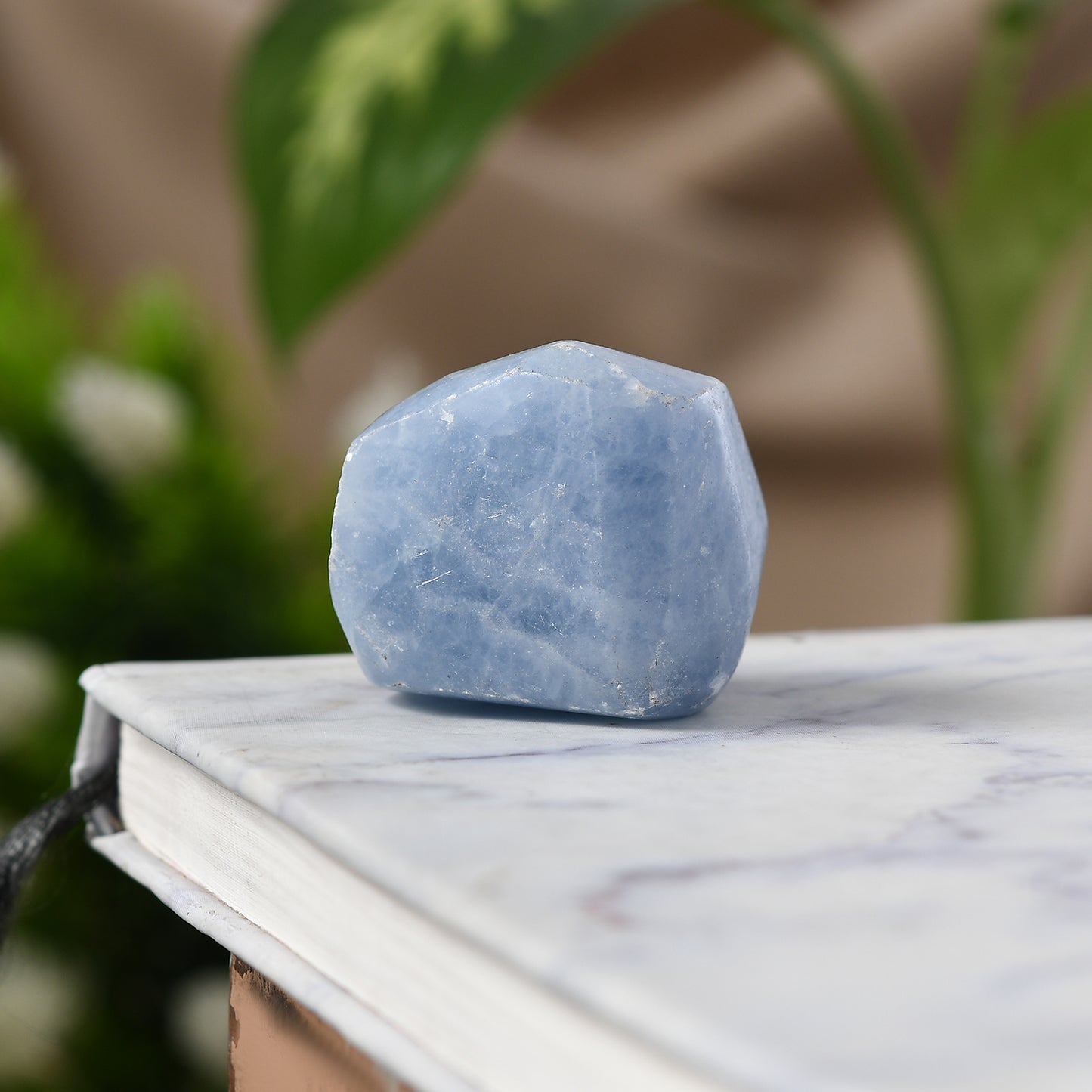 Blue Calcite Tumble - Your Pocket Stress Reliever