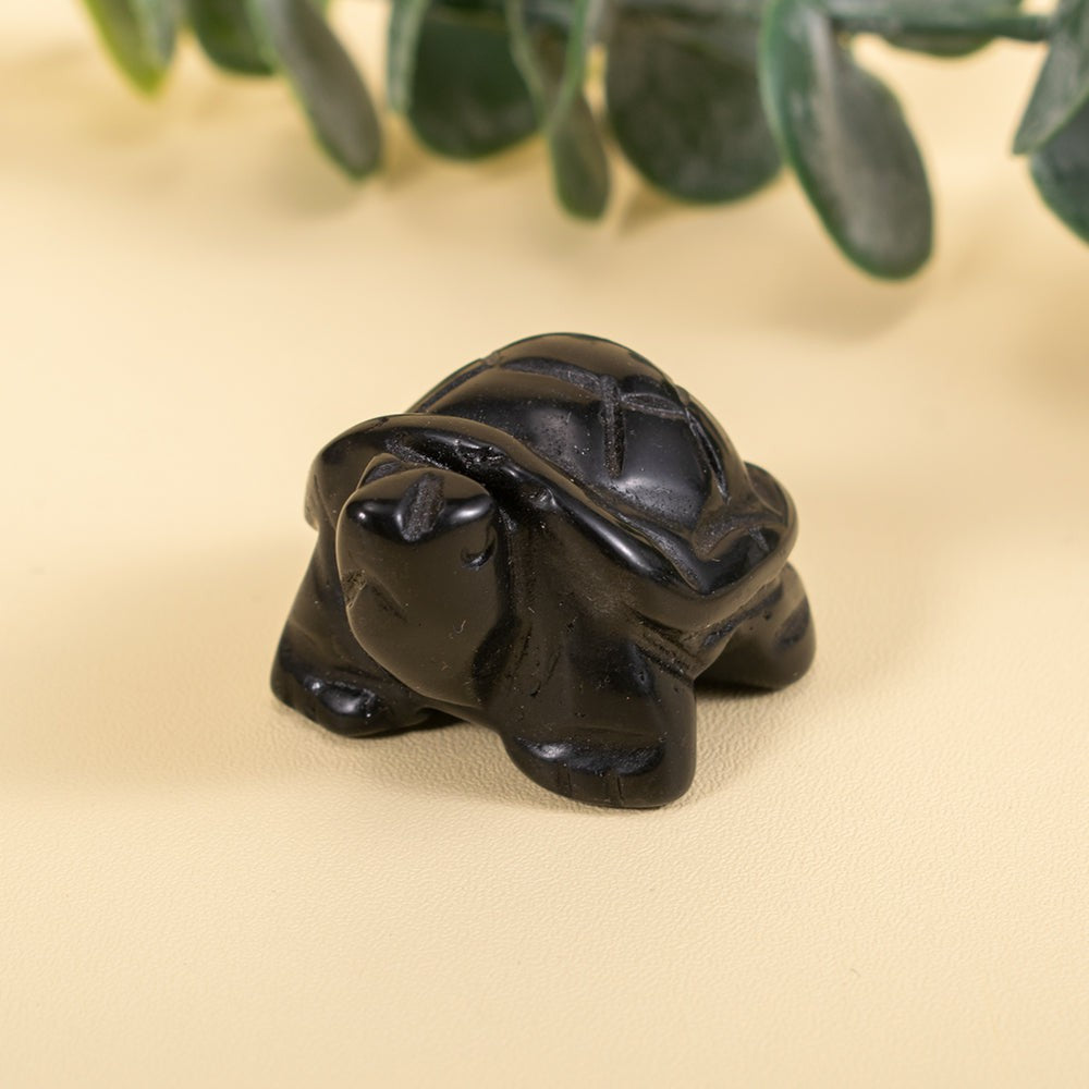 Natural Crystal Turtle Figurine