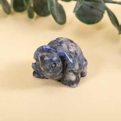 Natural Crystal Turtle Figurine