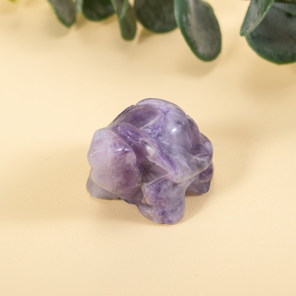 Natural Crystal Turtle Figurine