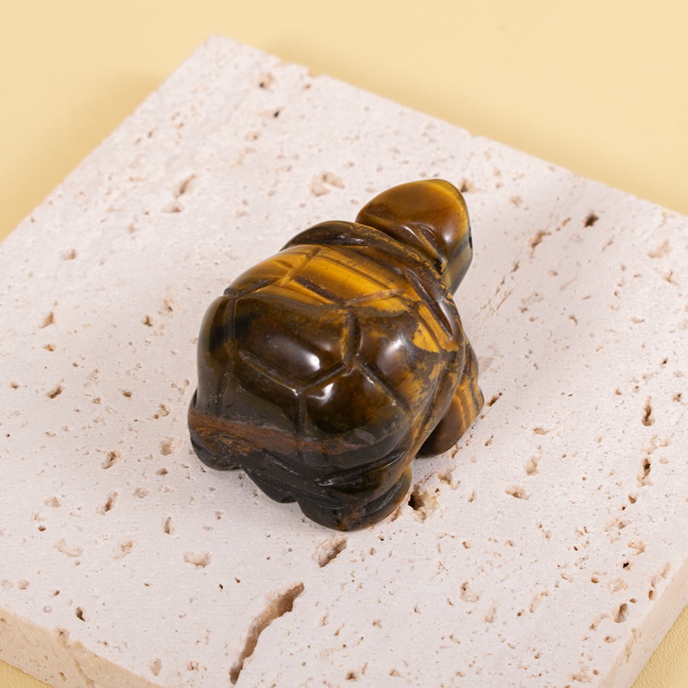Natural Crystal Turtle Figurine
