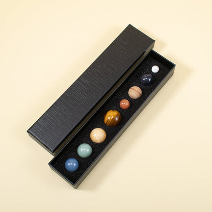 Natural Gemstone Solar System Set