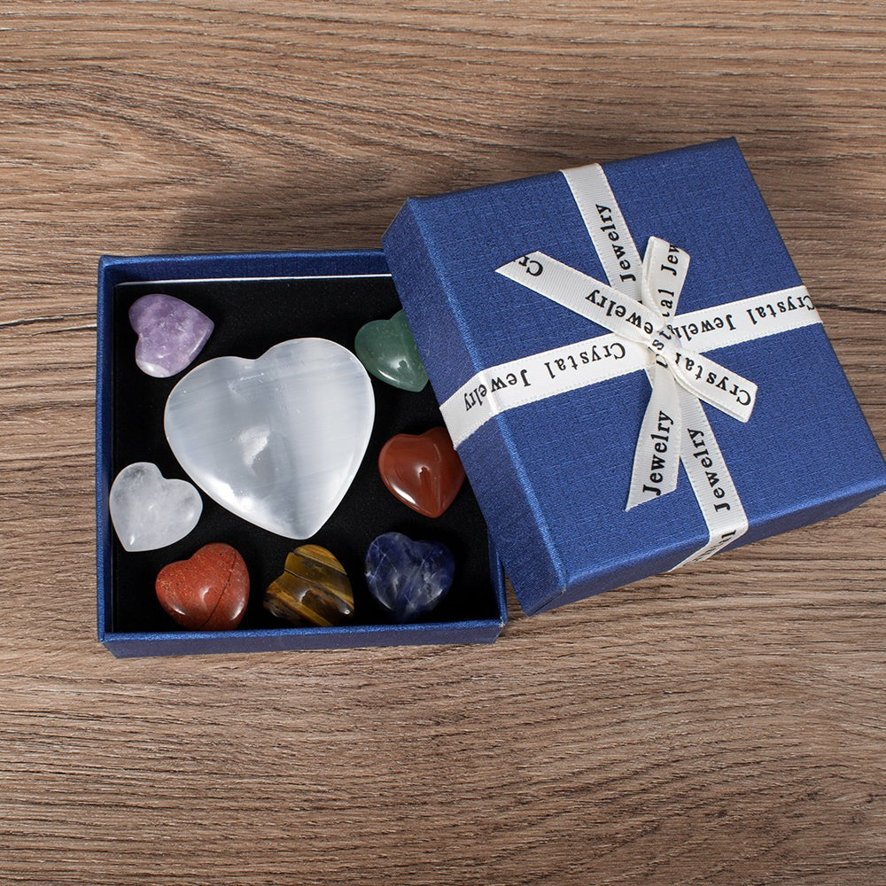 Heart-Shaped Crystal Box Set