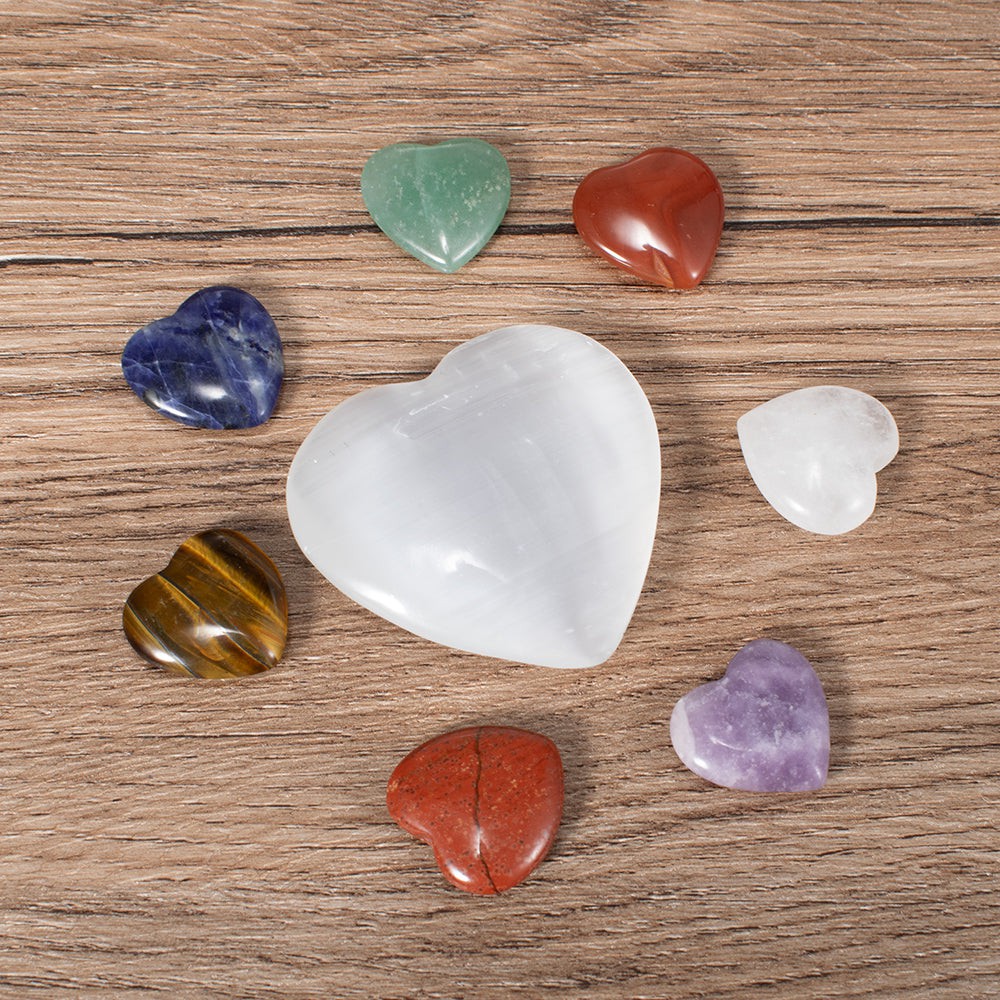 Heart-Shaped Crystal Box Set