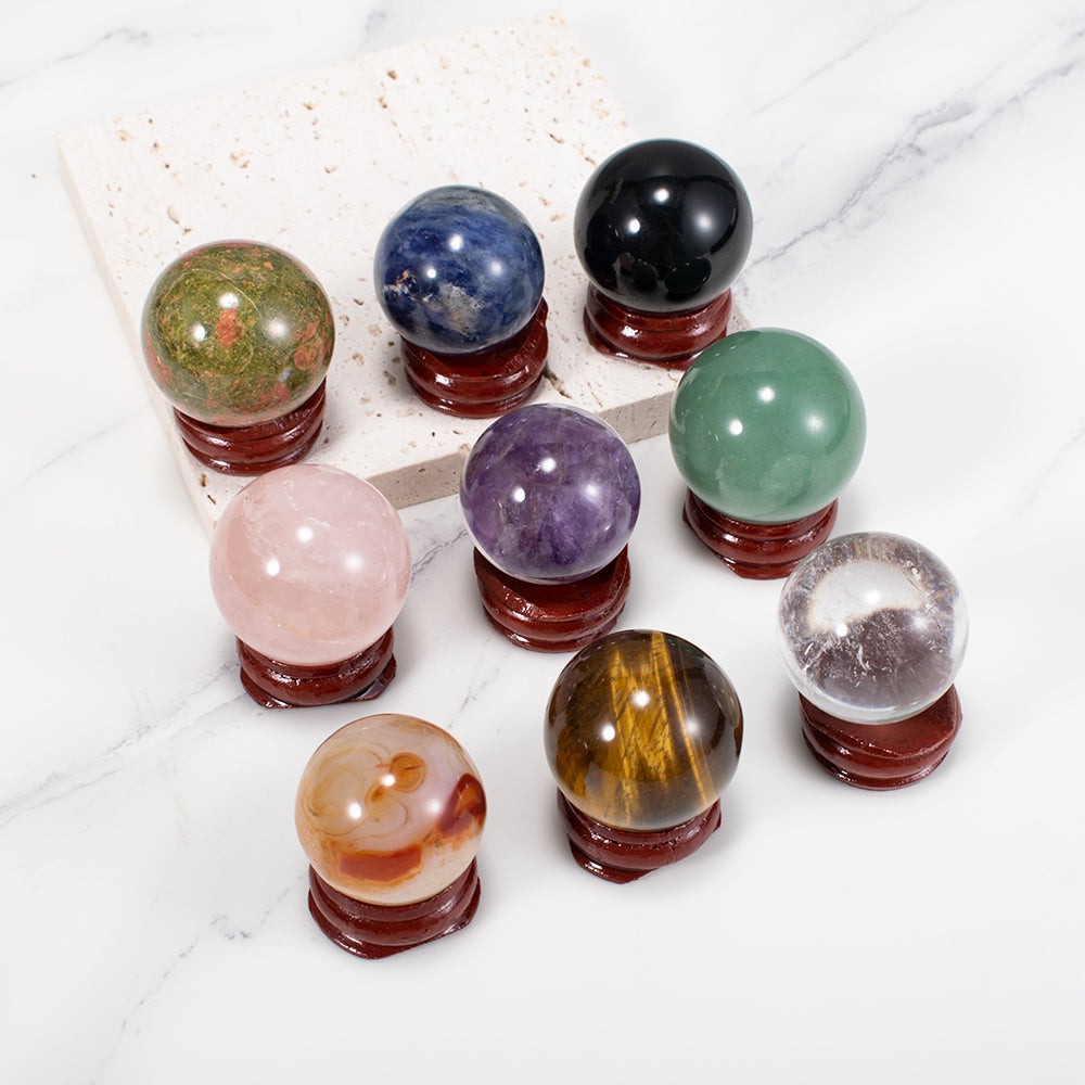 Crystal Sphere Set