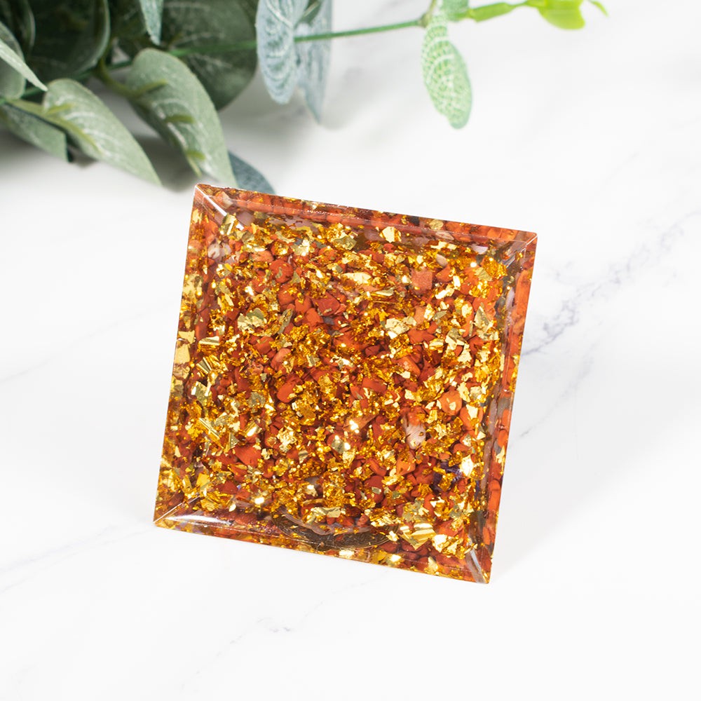 Seven Chakra Energy Orgone Pyramid