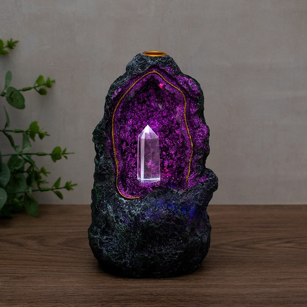 Quartz Energy Cave Incense Burner