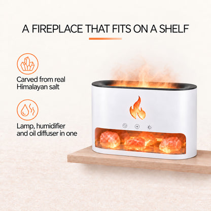 Himalaya-Salz-Kamin-Luftbefeuchterlampe