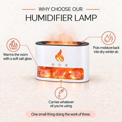 Himalaya-Salz-Kamin-Luftbefeuchterlampe
