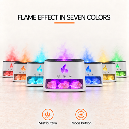 Himalaya-Salz-Kamin-Luftbefeuchterlampe