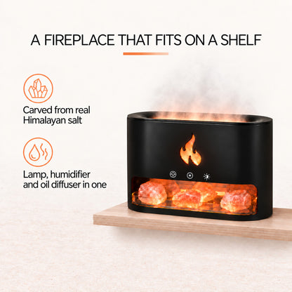 Himalaya-Salz-Kamin-Luftbefeuchterlampe