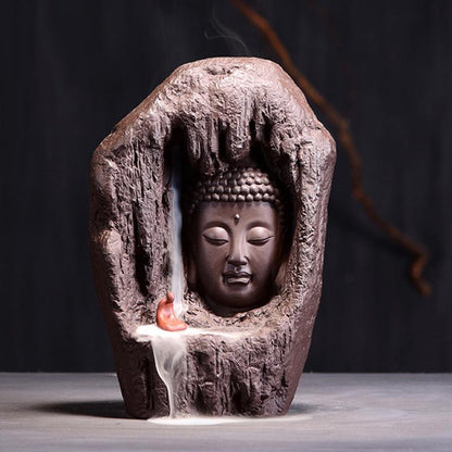 Ask Buddha Rückfluss-Räuchergefäß