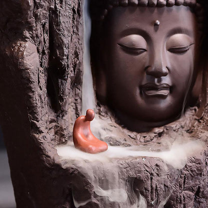 Ask Buddha Rückfluss-Räuchergefäß
