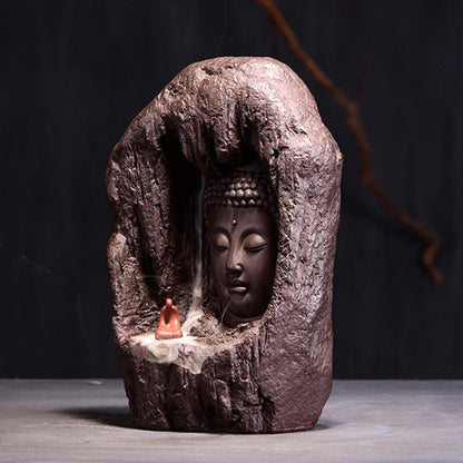 Ask Buddha Rückfluss-Räuchergefäß