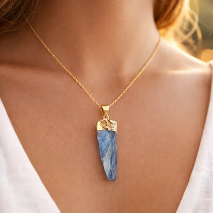 Mystical Blue Kyanite Pendant — Align, Express & Inspire