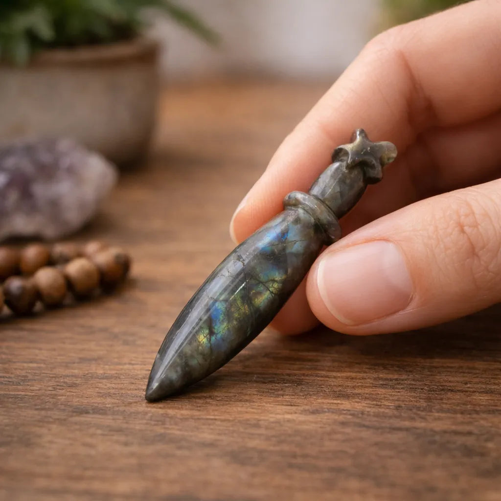 Natural Crystal Dagger Healing Stones — Connect with the Earth’s Energy