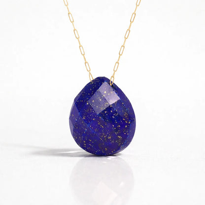 Natural Stone Water Drop Pendant — Embrace Serenity and Strength