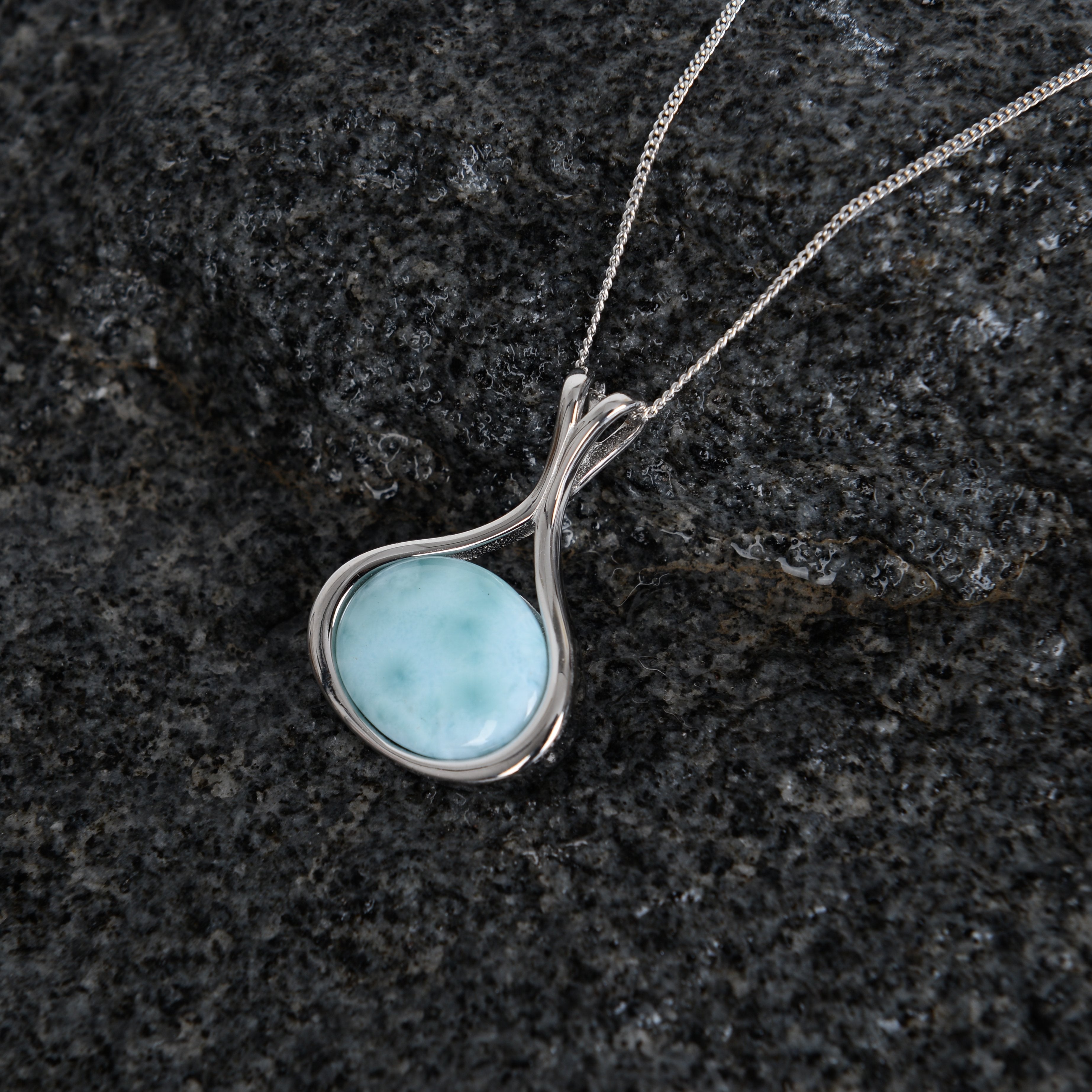 Larimar Mermaid Necklace