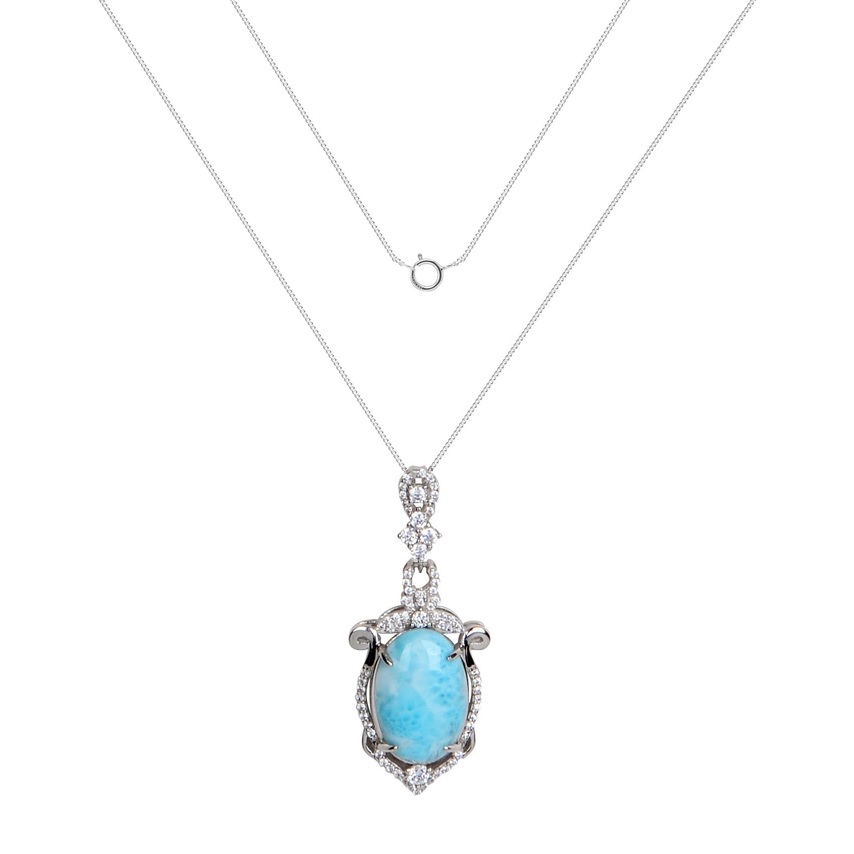 Larimar Mythos Necklace