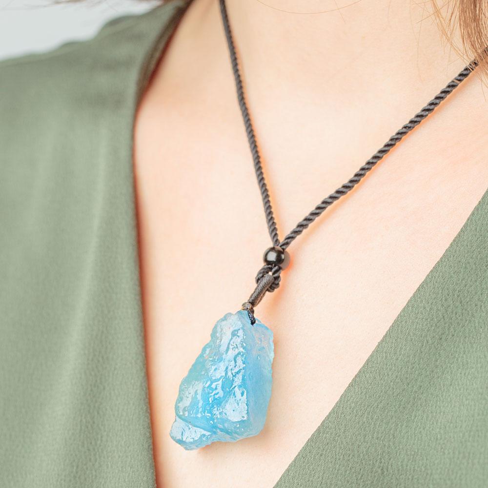 Breathing Aquamarine Pendant