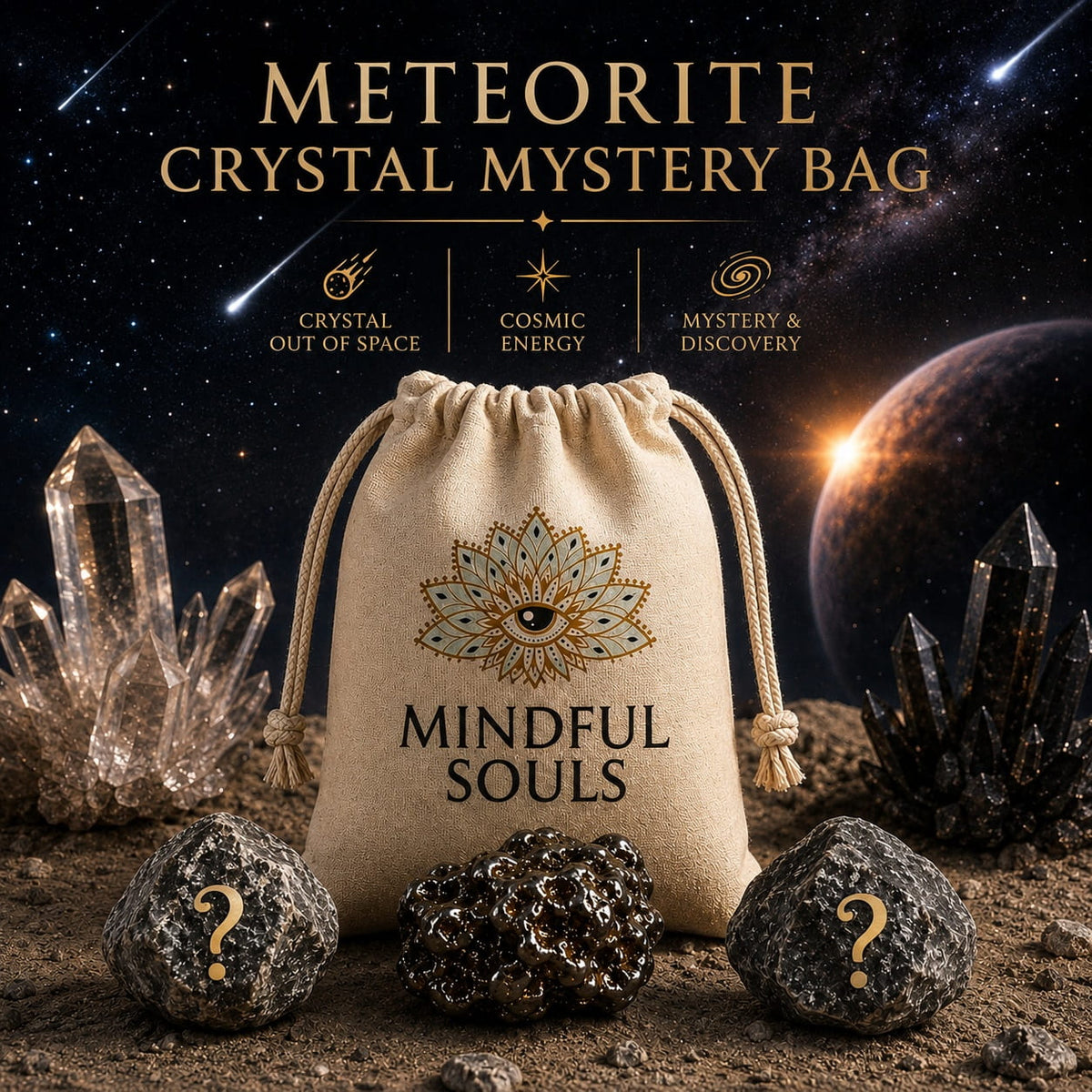 Crystal Mystery Bag – Meteorite Limited Edition