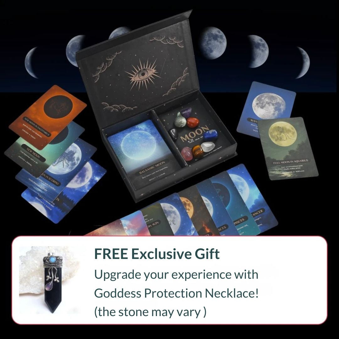 Moon Oracle Deck +FREE Goddess Protection Necklace