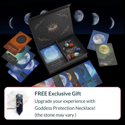 Moon Oracle Deck +FREE Goddess Protection Necklace