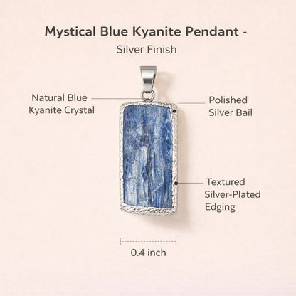 Mystical Blue Kyanite Pendant — Align, Express & Inspire