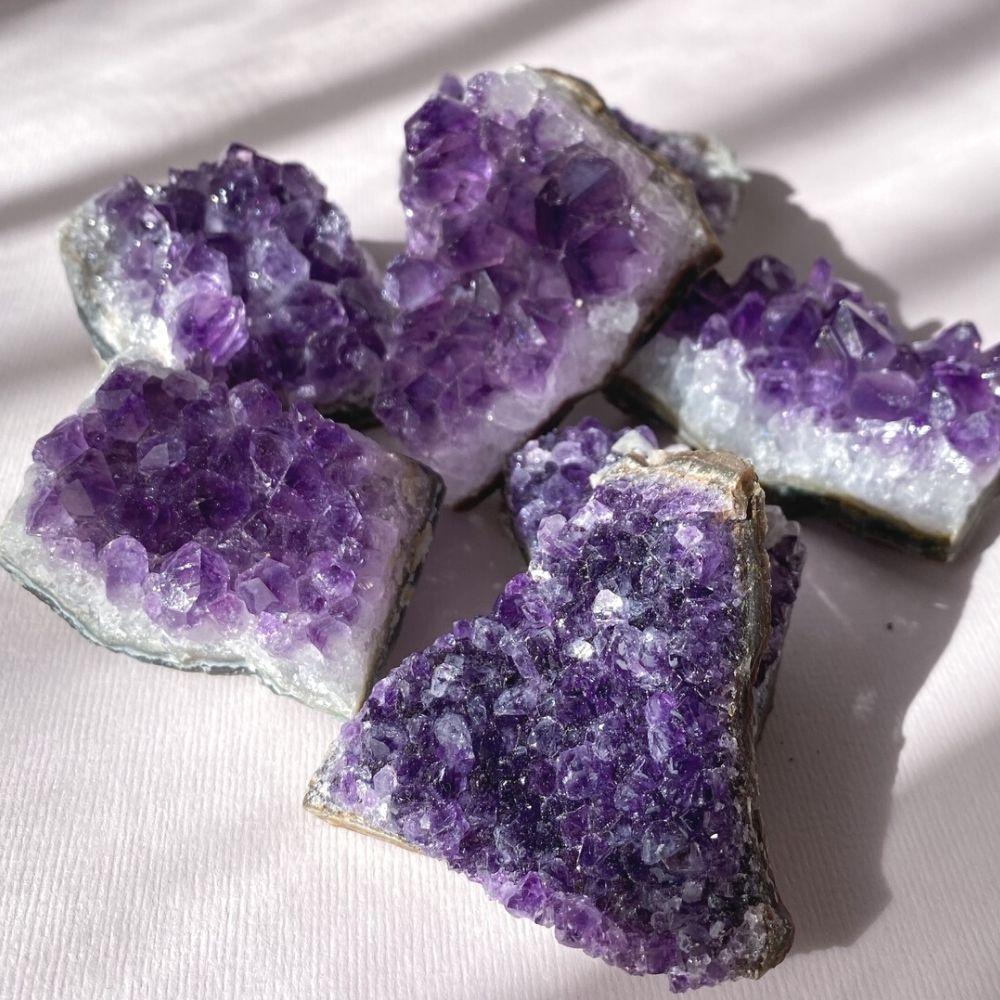 Raw Amethyst Cluster Crystal